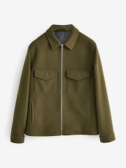 Olive Green Trucker Jacket - Image 7 of 11
