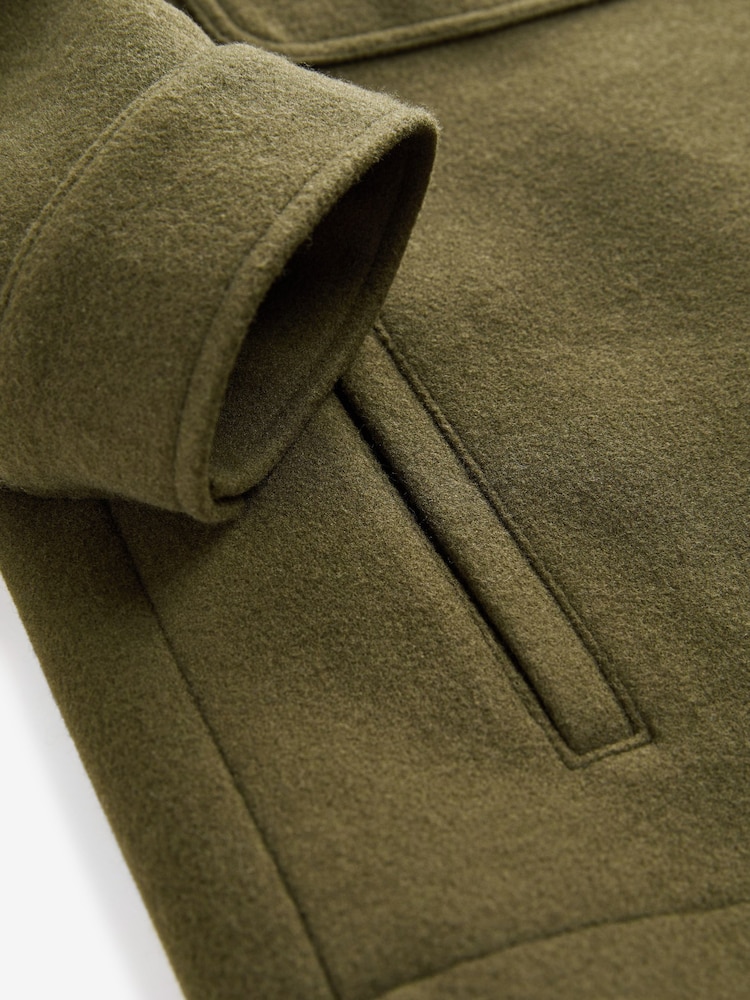 Olive Green Trucker Jacket - Image 9 of 11