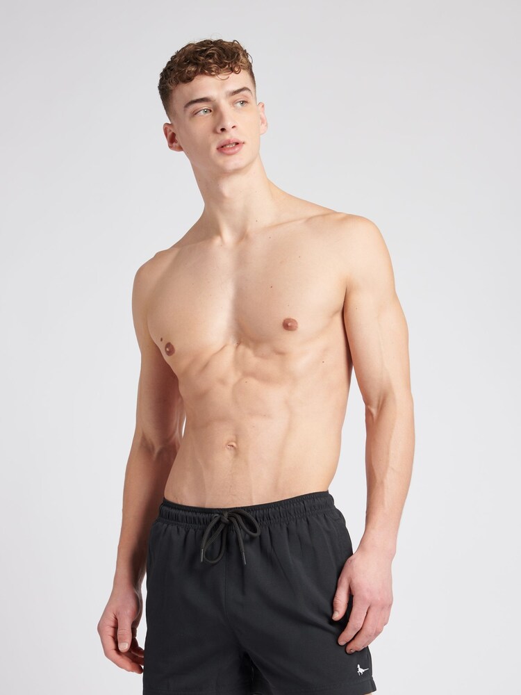 Jack Wills Black Ridley Swim Shorts - Image 1 of 5