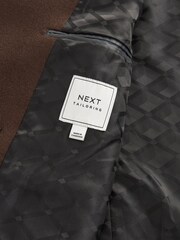Dark Brown Double Breasted Epsom Coat - Image 7 of 12