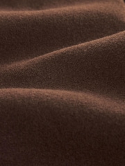 Dark Brown Double Breasted Epsom Coat - Image 11 of 12