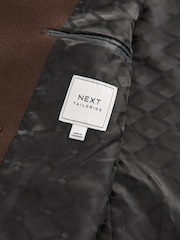 Dark Brown Double Breasted Epsom Coat - Image 12 of 12