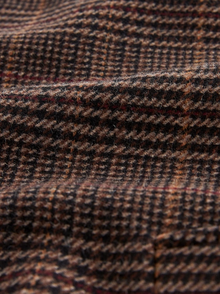 Brown Signature Italian Fabric Car Coat - Image 8 of 8
