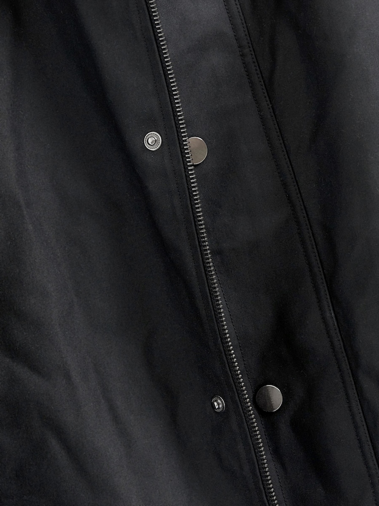 Black Signature British Waxed Cotton Jacket - Image 11 of 11