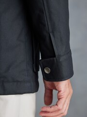 Black Signature British Waxed Cotton Jacket - Image 8 of 11