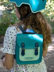 Micro Scooters Aqua And Teal Blue Satchel Bag - Image 4 of 7
