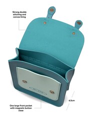 Micro Scooters Aqua And Teal Blue Satchel Bag - Image 5 of 7