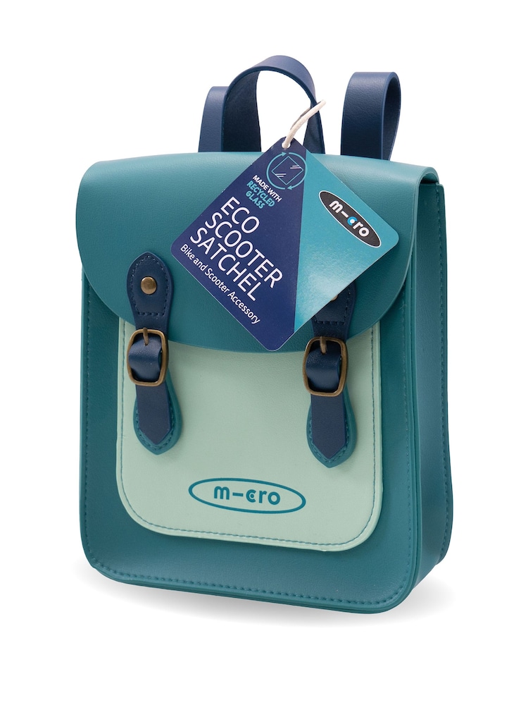 Micro Scooters Aqua And Teal Blue Satchel Bag - Image 7 of 7