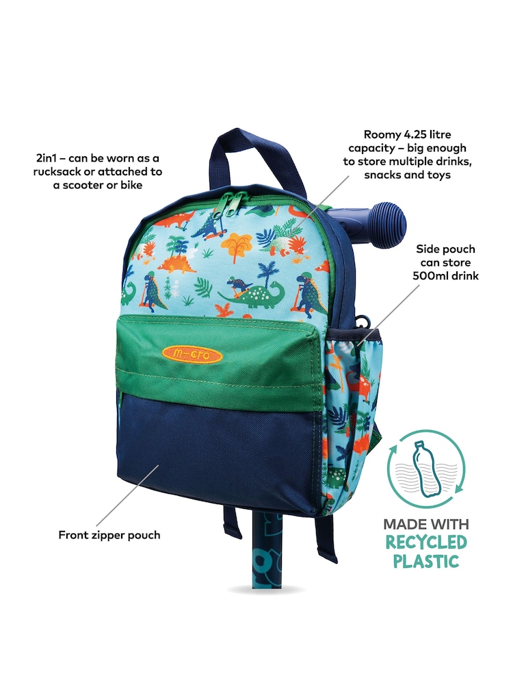 Micro Scooters Multi Dino Backpack - Image 2 of 7