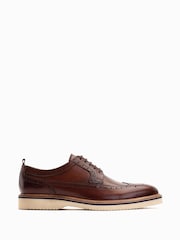 Base London Sully Lace Up Brogue Shoes - Image 1 of 6