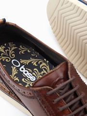 Base London Sully Lace Up Brogue Shoes - Image 6 of 6