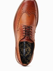 Base London Sully Lace Up Brogue Shoes - Image 4 of 6