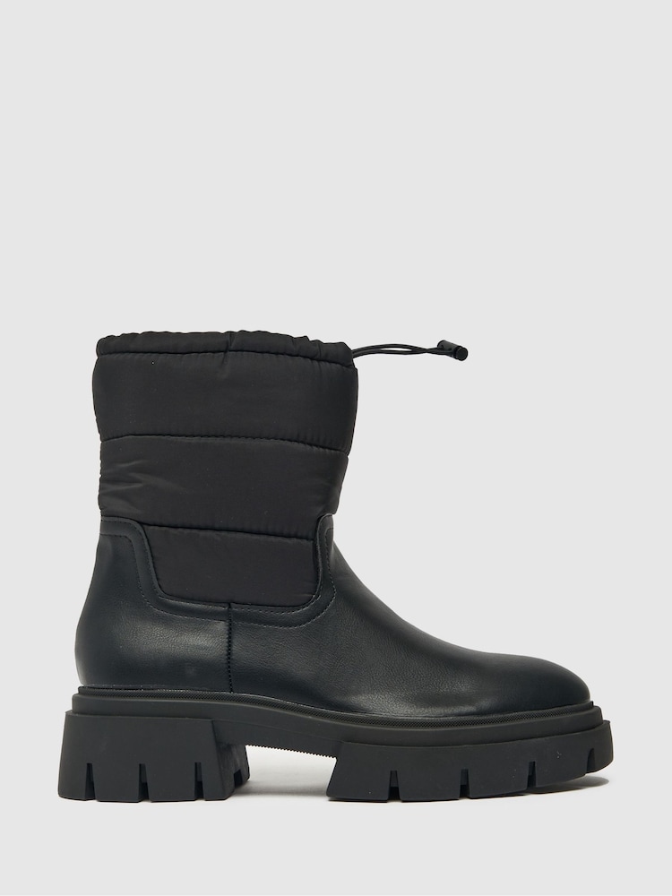 Schuh Alice Black Snow Boots - Image 1 of 4 Schuh Alice Black Snow Boots - Image 1 of 4