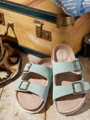 FatFace Green Meldon Sandals - Image 4 of 4