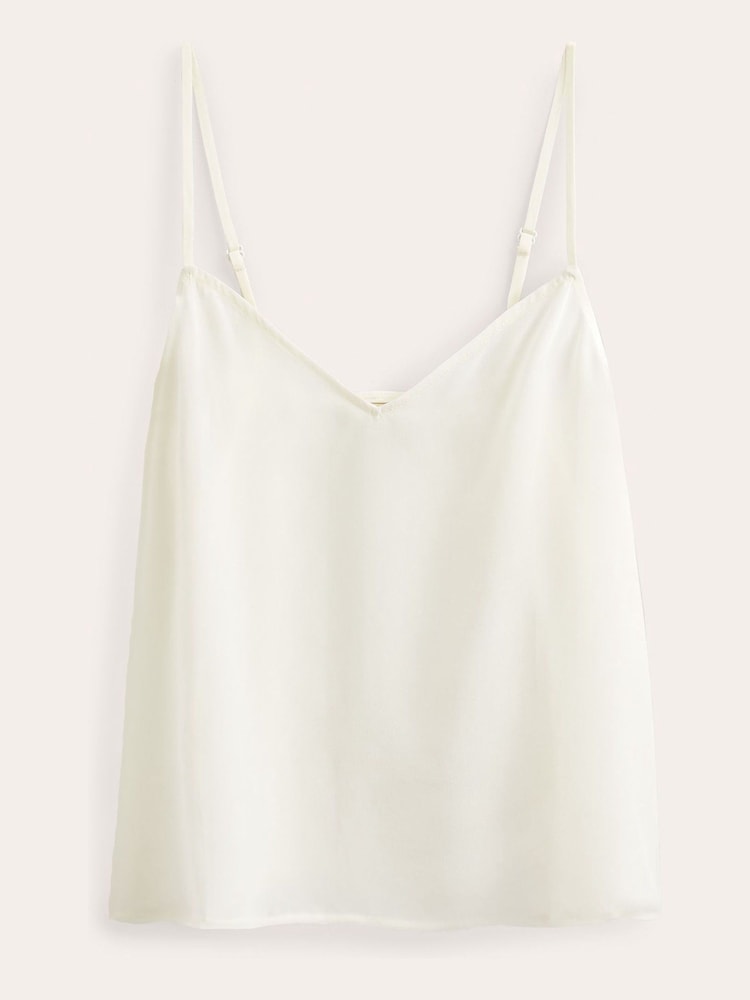 Boden White Silk Cami Top - Image 5 of 5