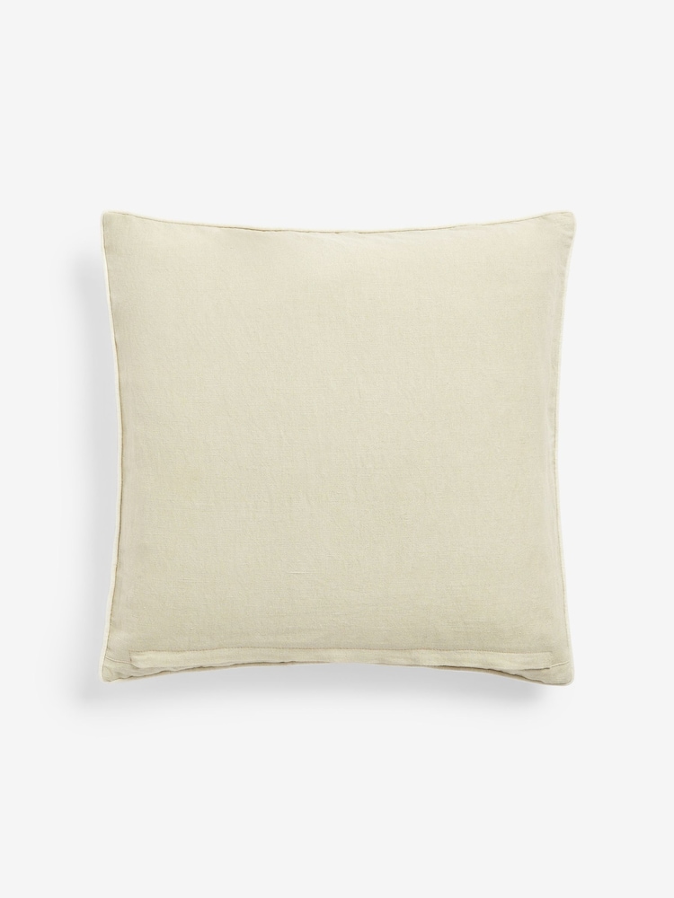 Nina Campbell Tree Fern Corded Leaves Cushion - Image 3 of 4