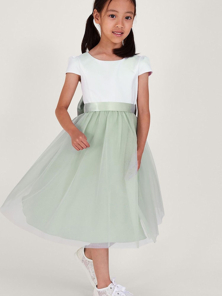 Monsoon Green Tulle Bridesmaid Dress - Image 1 of 5