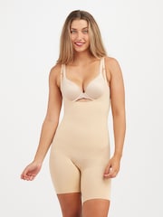 SPANXsculpt™ Seamless Power Open-Bust Mid-Thigh Bodysuit - Image 1 of 8