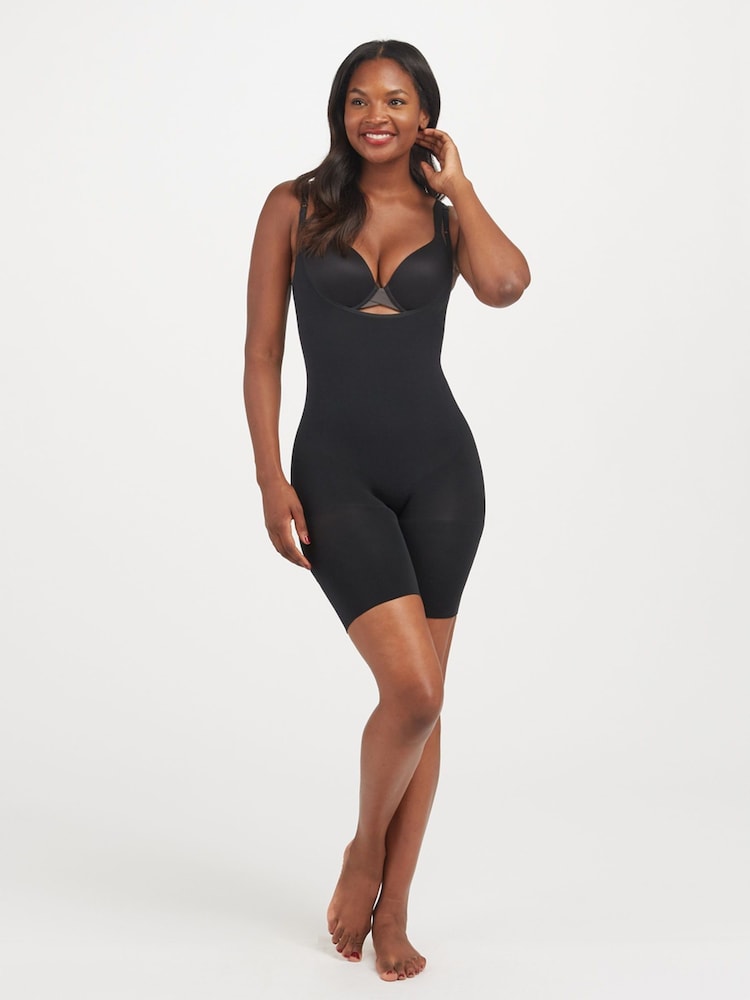 SPANXsculpt™ Seamless Power Open-Bust Mid-Thigh Bodysuit - Image 2 of 4