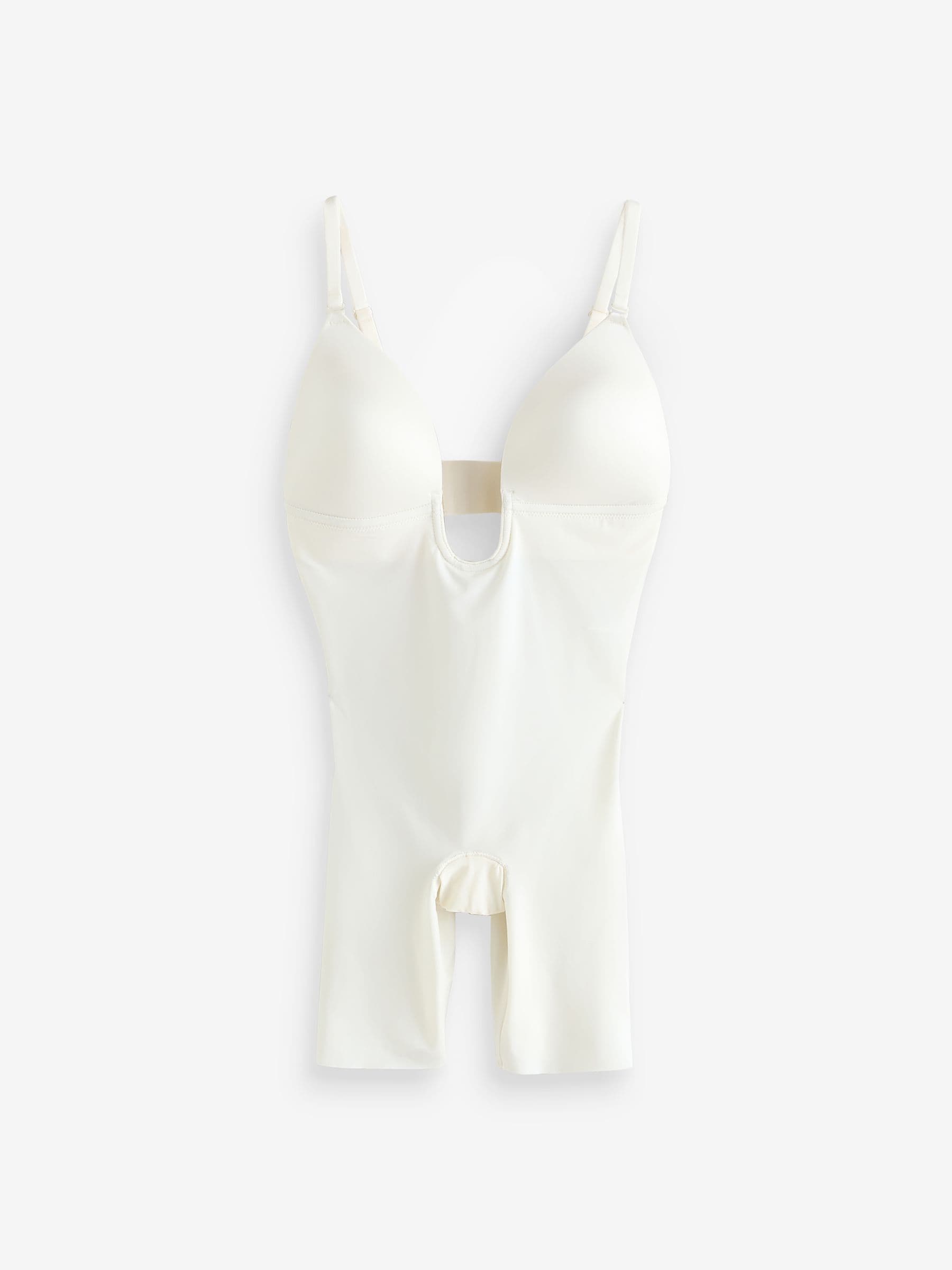 Buy SPANX Medium Control Suit Your Fancy Low Back Plunge Mid Thigh Bodysuit from the Next UK online shop