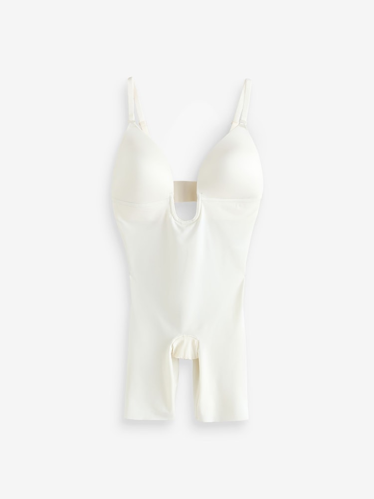SPANXshape™ Suit Your Fancy Plunge Low-Back Mid-Thigh Bodysuit - Image 1 of 1