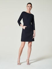 SPANX® Perfect Fit 3/4 Sleeve Smoothing A Line Dress - Image 1 of 6