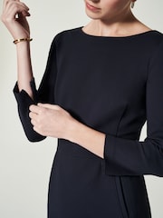 SPANX® Perfect Fit 3/4 Sleeve Smoothing A Line Dress - Image 3 of 6
