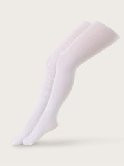 Monsoon Strumpfhosen mit Barockdesign/Glitzertupfen, 2er-Pack - Bild 1 von 2