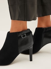 Black Forever Comfort® Round Toe Shoe Boots - Image 2 of 7