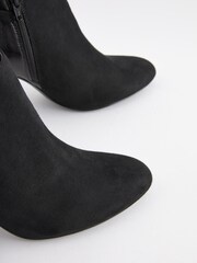 Black Forever Comfort® Round Toe Shoe Boots - Image 5 of 7