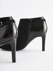 Black Forever Comfort® Round Toe Shoe Boots - Image 6 of 7