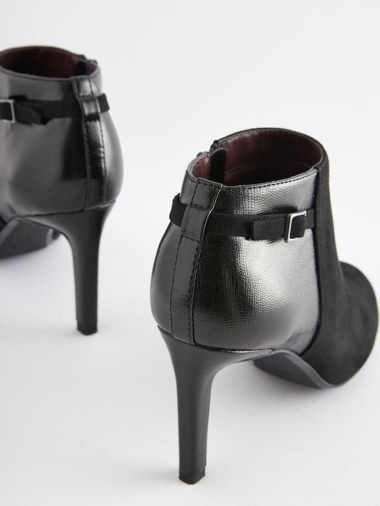 Black Forever Comfort® Round Toe Shoe Boots - Image 7 of 7