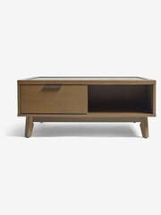 Natural Tetbury Solid Oak and Veneer Coffee Table - Image 7 of 10