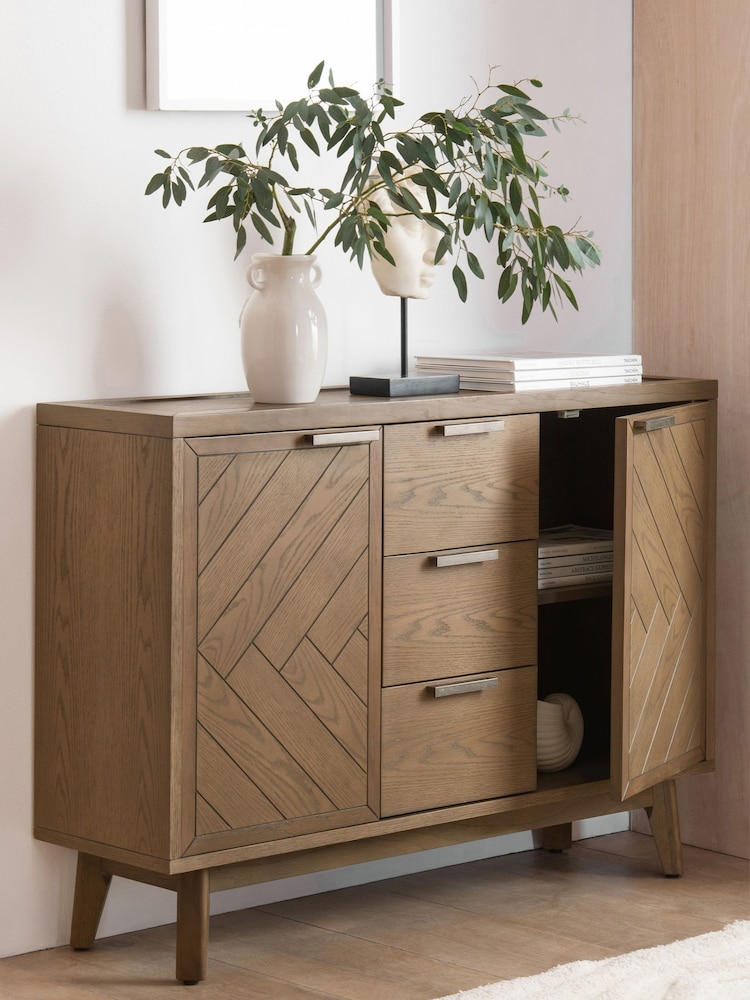Natural Tetbury Solid Oak and Veneer Sideboard - Image 2 of 8