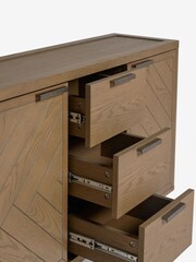 Natural Tetbury Solid Oak and Veneer Sideboard - Image 3 of 8