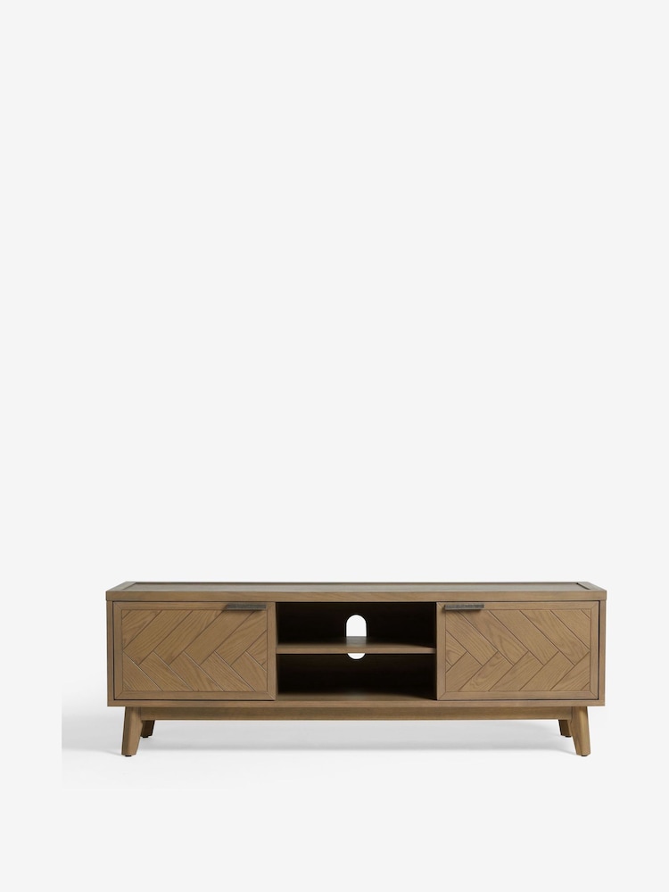 Natural Tetbury Solid Oak TV Unit, Up to 65 Inch - Image 2 of 6
