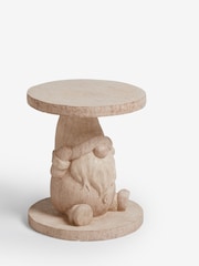 Natural Gonk Christmas Resin Side Table - Image 8 of 9