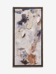 Natural Abstract Framed Canvas Wall Art - Image 2 of 6