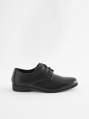 Black School Lace-Up Shoes - Image 2 of 5