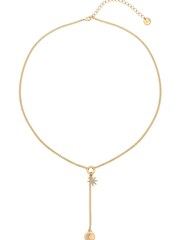 Caramel Jewellery London Gold Tone Sparkly Stella Necklace - Image 1 of 6