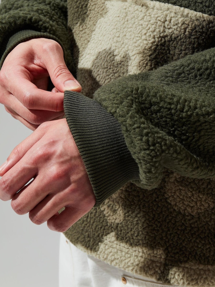 Berghaus Green Houlton Half Zip Borg Fleece - Image 6 of 6