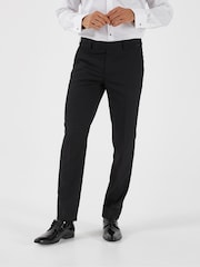 Skopes Black Tapered Fit Sinatra Suit Trousers - Image 1 of 3