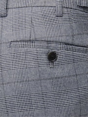 Skopes Blue Tailored Fit Reece Check Suit: Trousers - Image 3 of 3