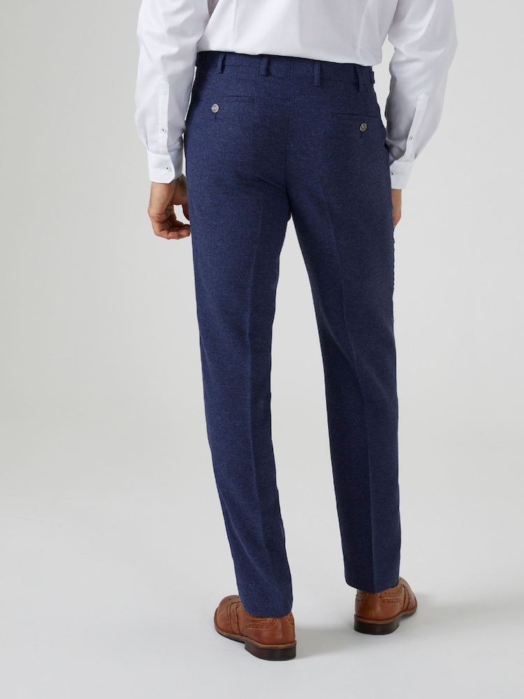 Marineblau/blau - Skopes Jude Tweed-Anzug in Tailored-Fit: Hose - Bild 2 von 3