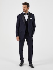 Skopes Blue Tailored Fit Elbridge Suit: Jacket - Image 3 of 5