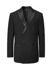 Skopes Black Sinatra Tailored Double Breasted Suit: Jacket - Image 3 of 4