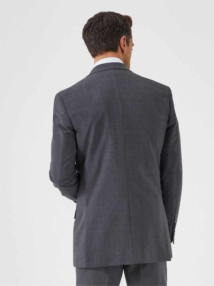 Grijs - Skopes Classic Fit Wool Rich Darwin Suit Jacket - Image 3 of 5
