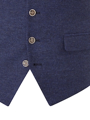 Темно-синий - Skopes Костюм из твида Jude Tweed Tailored Fit Suit жилет - Image 3 of 3