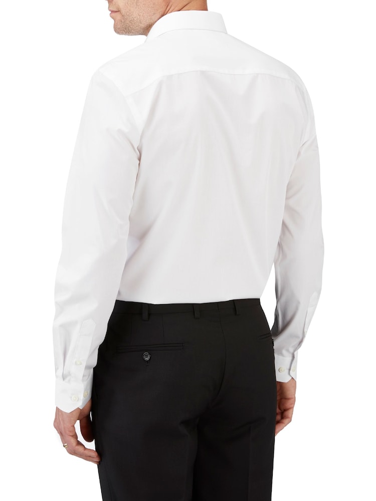 Skopes White Slim Fit Formal Shirt - Image 2 of 4