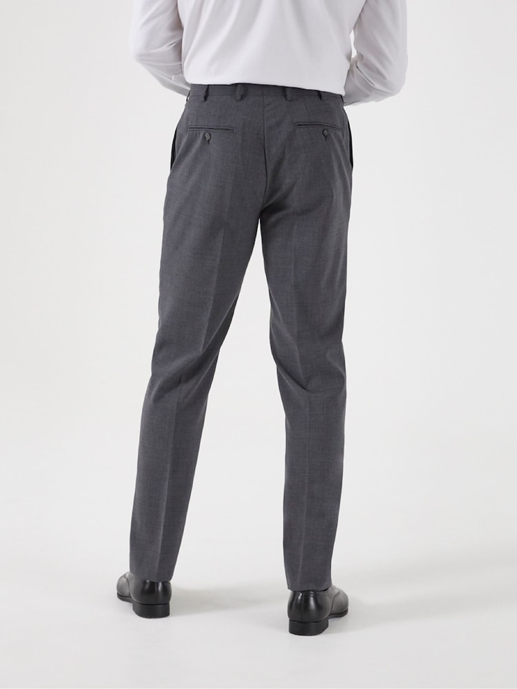 Skopes Grey Classic Fit Wool Rich Darwin Suit Trousers - Image 2 of 3
